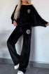 'Fauna' Long Sleeve Top and Pants Set - Celes Fashion